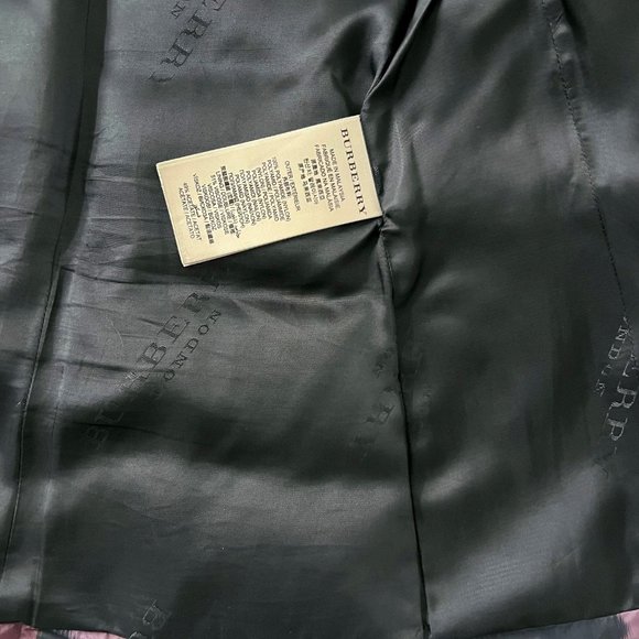 $1595 Burberry London Belted Fox Fur Puffer Down Jacket Coat Dusky Mauve ( 4 ) - Picture 13 of 13